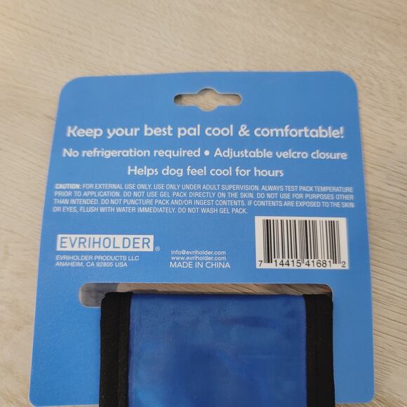 NWT Blue Dog Cooling Collar Size Medium - Picture 4 of 6